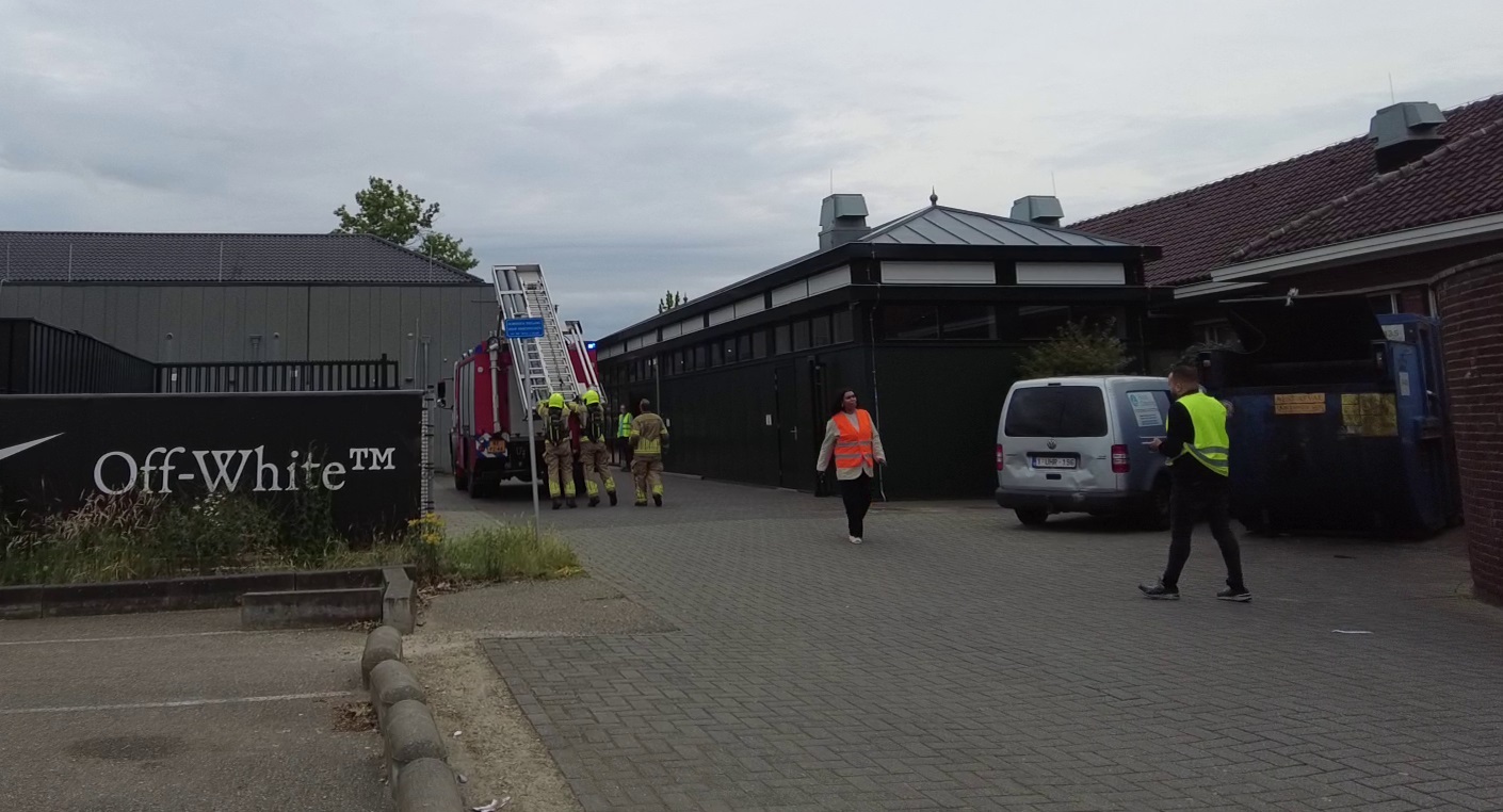 Brand bij restaurant in Outlet Roermond